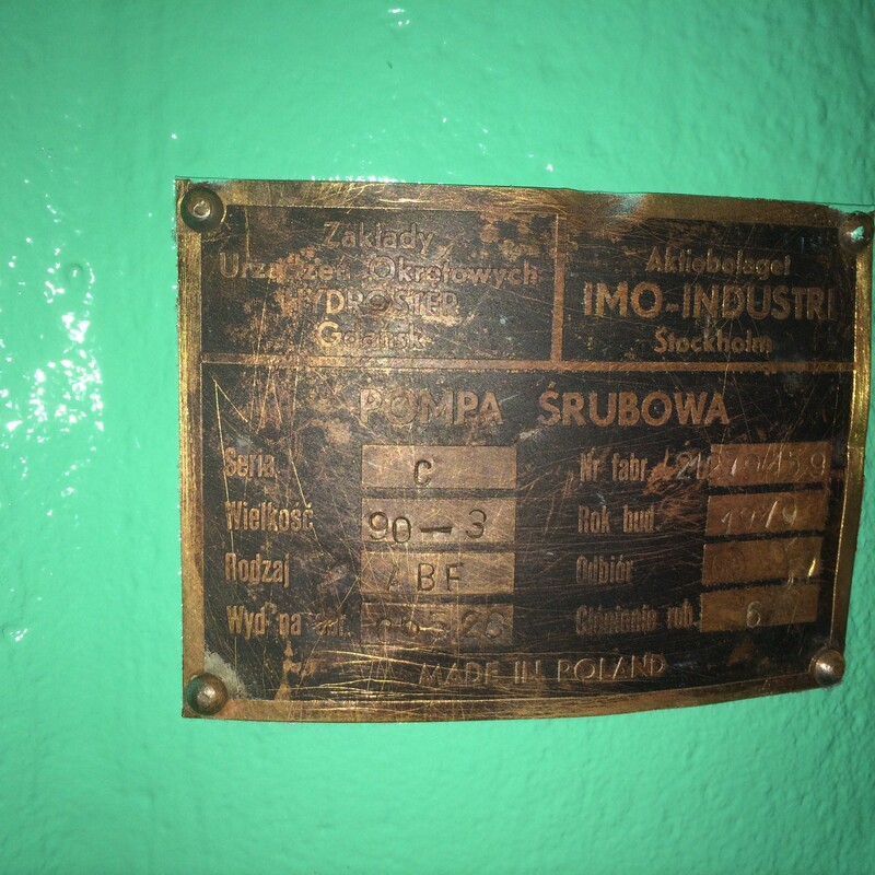 IMO Hydroster C90 pump