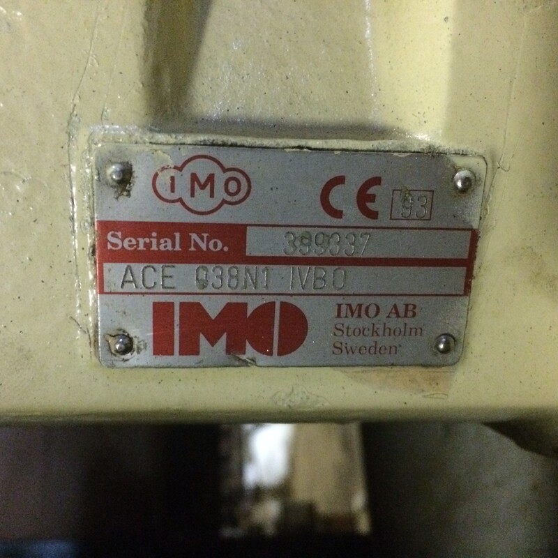 IMO ACE 038N1 IVBO pump