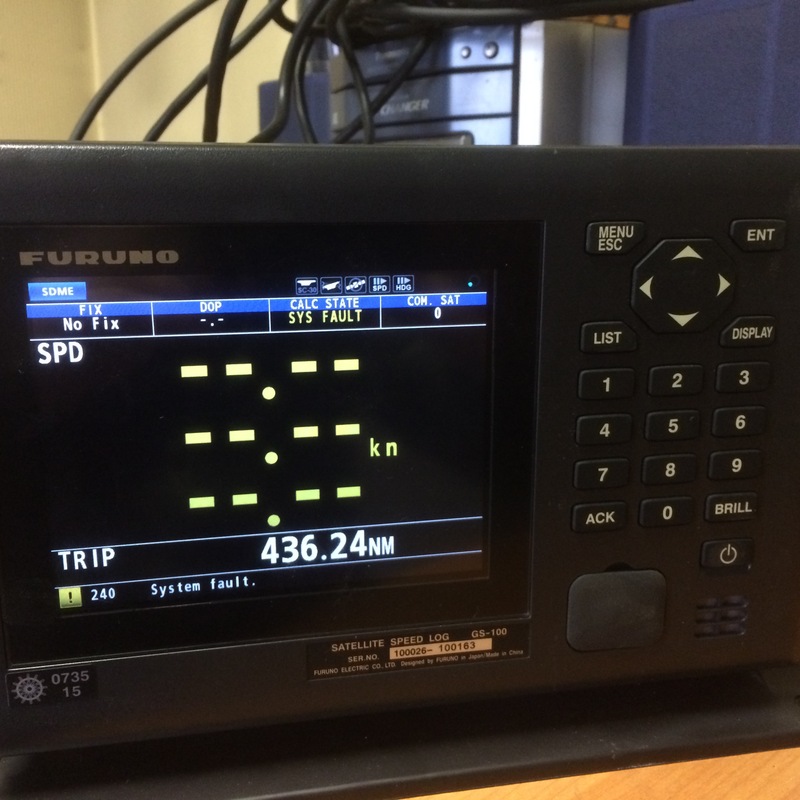SATELLITE SPEED LOG FURUNO GS-100